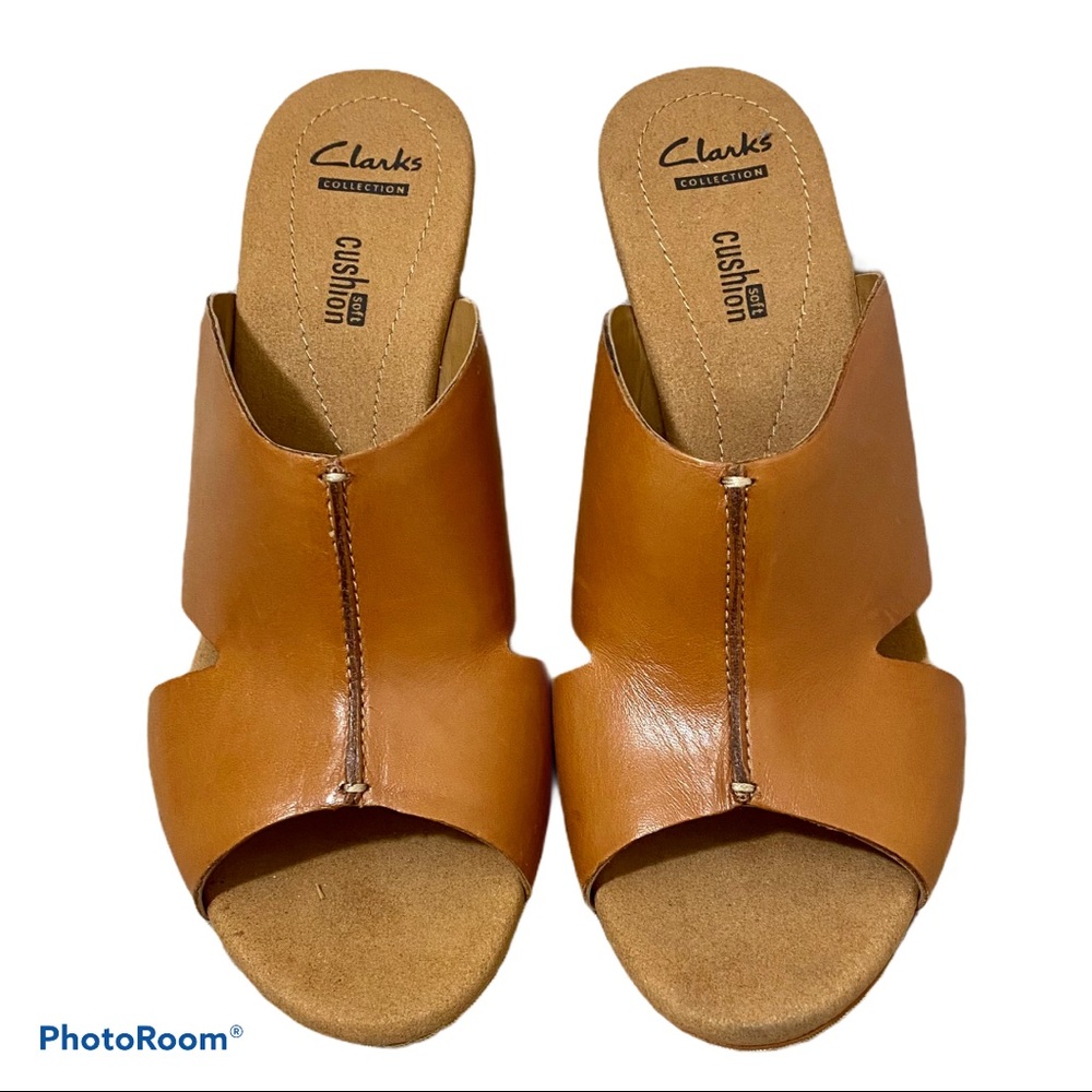 Clarks Women's Helio Island Wedge Sandal Tan NEW